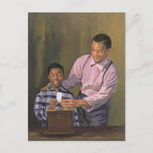 Die Wahlurne 2003 Postkarte (Vorderseite)