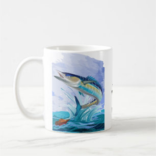 Die Wahoo Fishing Drinks Tee oder Kaffee-Tasse Kaffeetasse
