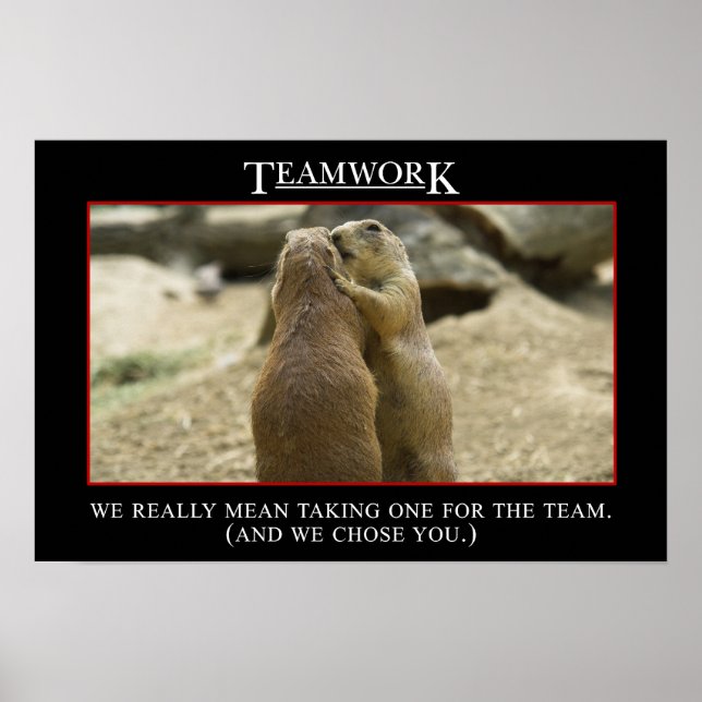 Die wahre Bedeutung der Teamarbeit (L) Poster (Vorne)