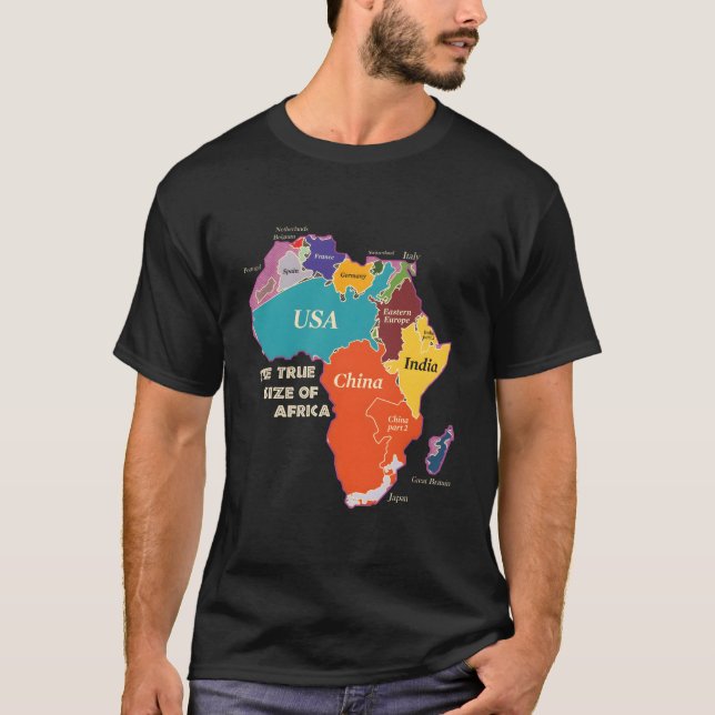 Die wahre Größe Afrikas T-Shirt (Vorderseite)