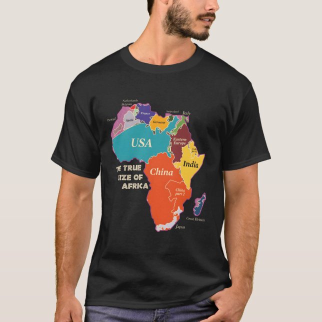 Die wahre Größe Afrikas T-Shirt (Vorderseite)