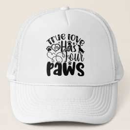 Die wahre Liebe hat vier Pfoten für das Tier Truckerkappe
