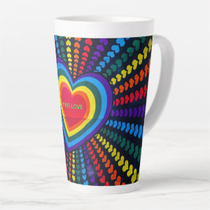 Die wahre Liebe Latte Tasse für den Valentinstag