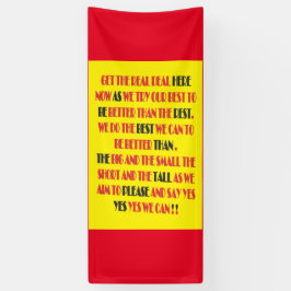 Die wahre Sache ist hier die Poster-Druckart Art Banner