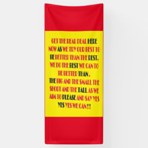 Die wahre Sache ist hier die Poster-Druckart Art Banner