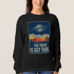 Die Wahrheit Alien-Gebiet 51 Vintage-Alien-Ufo-Mä Sweatshirt