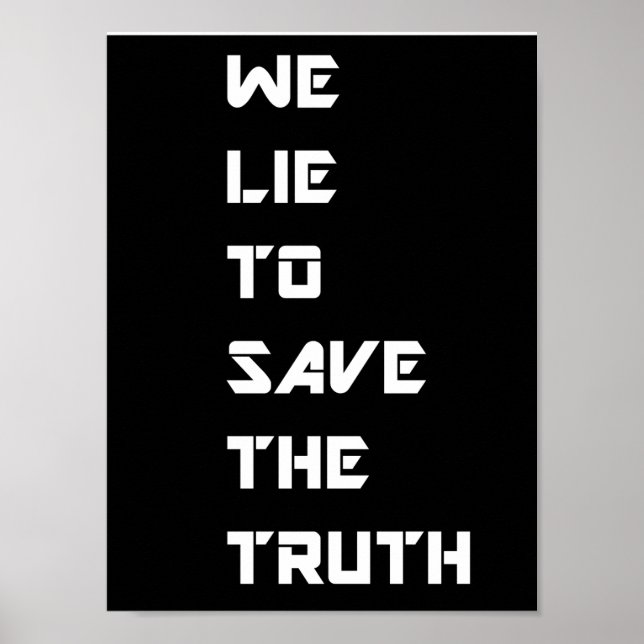 DIE WAHRHEIT gerettet Poster (Vorne)