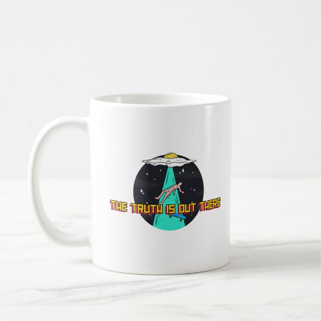 Die Wahrheit ist da draußen Kaffeetasse (Links)