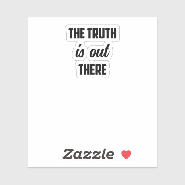 Die Wahrheit ist da draußen: Mystery Seeker Invest Aufkleber (Blatt)