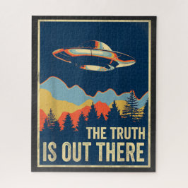 Die Wahrheit ist draußen Gebiet 51 Alien UFO Puzzle