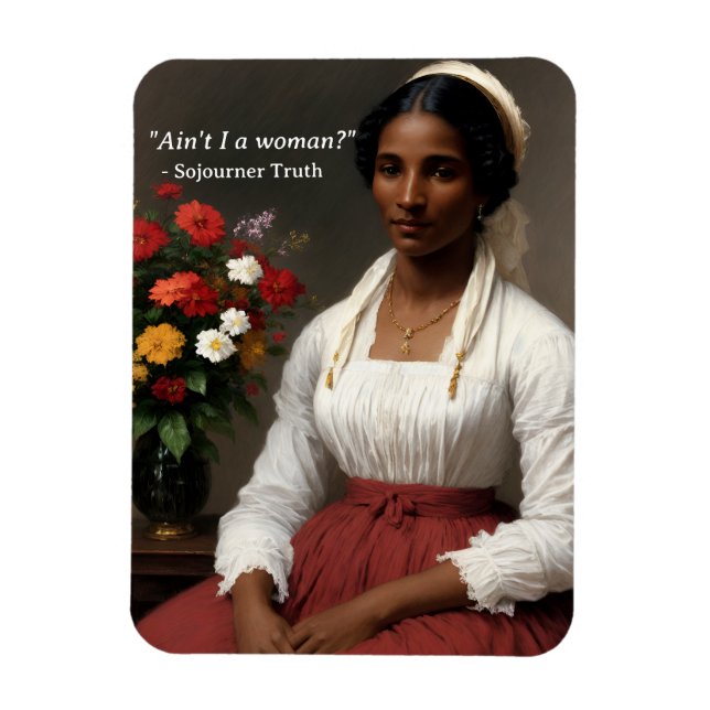 Die Wahrheit ist nicht eine weibliche Kunst Magnet (Vertikal)