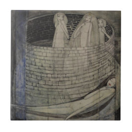 Die Wahrheit liegt am unteren Ende des Brunnens Fliese