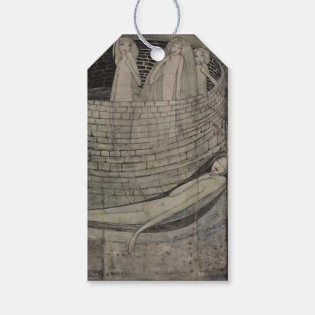 Die Wahrheit liegt am unteren Ende des Brunnens Geschenkanhänger (Vorderseite)