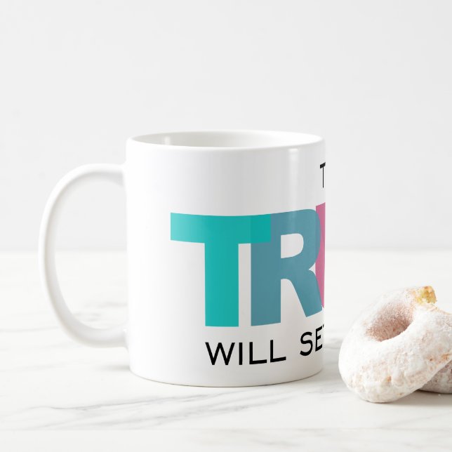 Die Wahrheit Set dir Freude Kaffeetasse (Mit Donut)