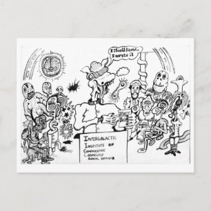 Die Wahrheit über die Bibel (Cartoon) Postkarte