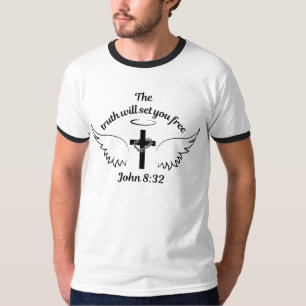 Die Wahrheit wird dich Set befreien John 8:32 Herr T-Shirt