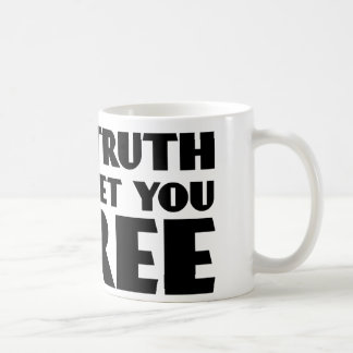 Die Wahrheit wird Set Sie frei Tasse