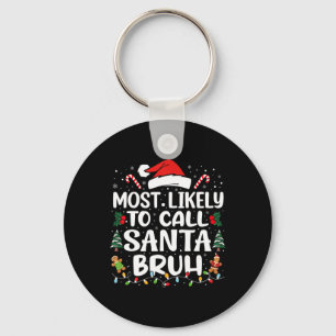 Die wahrscheinlichste Art, Weihnachtsfamilie Santa Schlüsselanhänger
