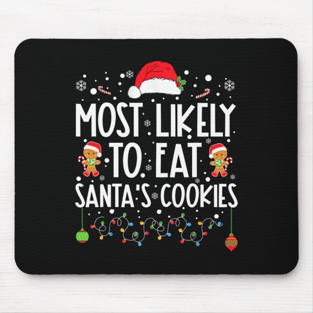 Die wahrscheinlichste Art, Weihnachtsmatte des Wei Mousepad (Vorne)