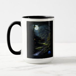 Die Waldbewohner von AI Concept Art von Xzendor7 Tasse