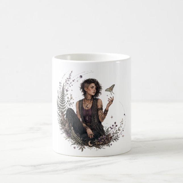 Die Waldhexe Kaffeetasse (Mittel)