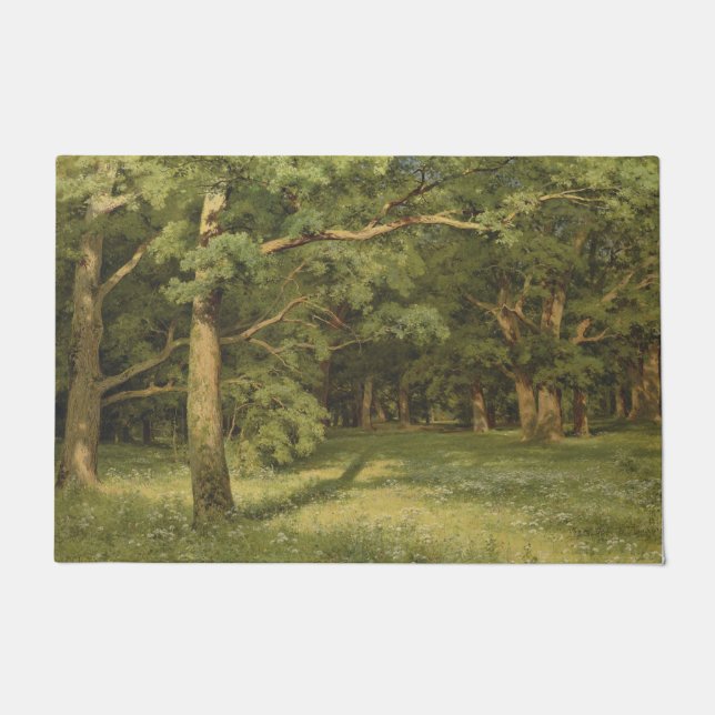 Die Waldreinigung (Waldlandschaft) Fußmatte (Vorderseite)