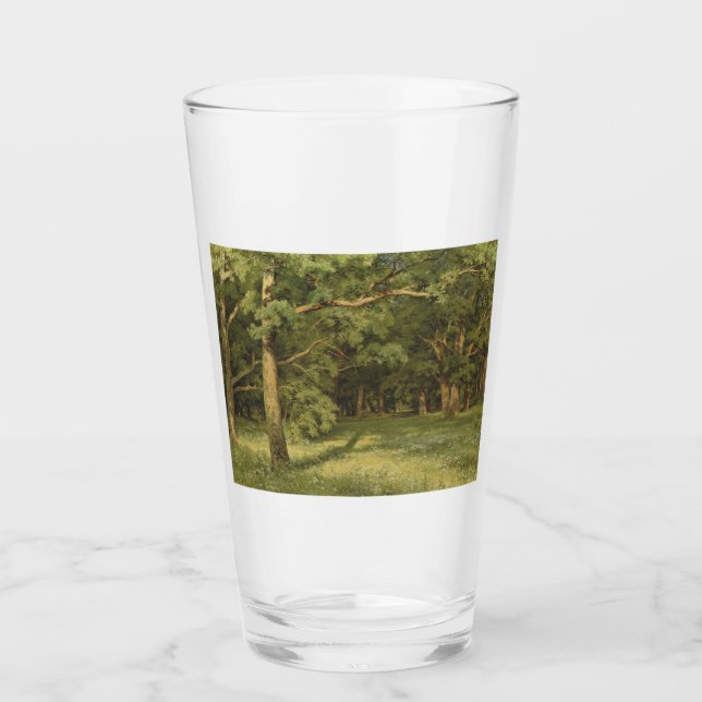 Die Waldreinigung (Waldlandschaft) Glas (Vorderseite)