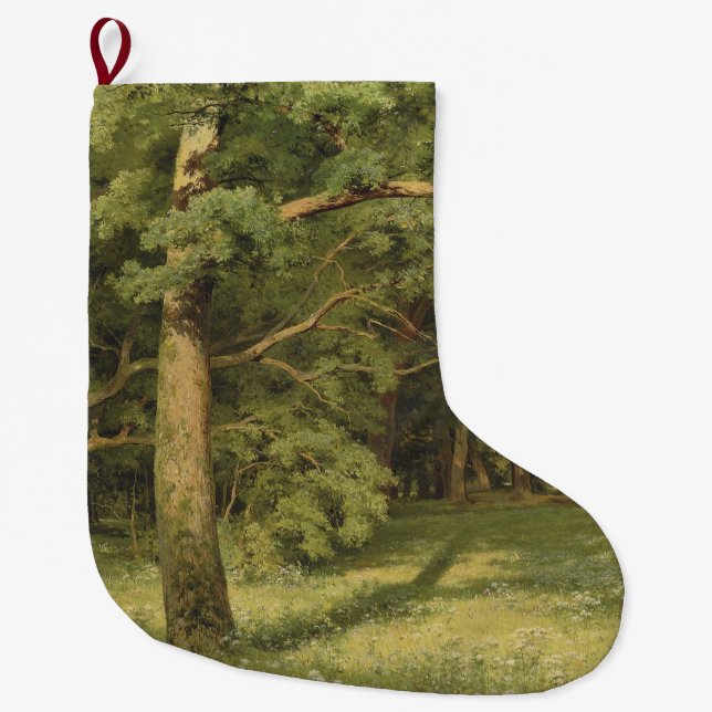 Die Waldreinigung (Waldlandschaft) Großer Weihnachtsstrumpf (Vorderseite)