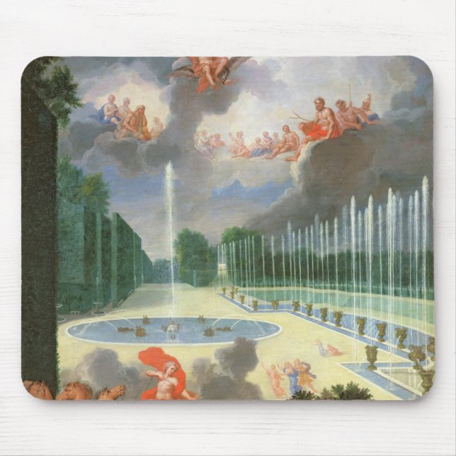 Die Waldungen von Versailles. Ansicht des Mousepad (Vorne)