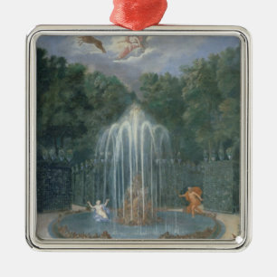 Die Waldungen von Versailles. Ansicht des Sternes Silbernes Ornament