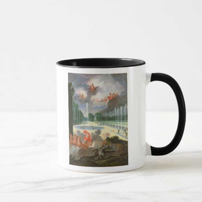 Die Waldungen von Versailles. Ansicht des Tasse (Rechts)