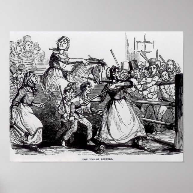 Die walisischen Rioter Poster (Vorne)