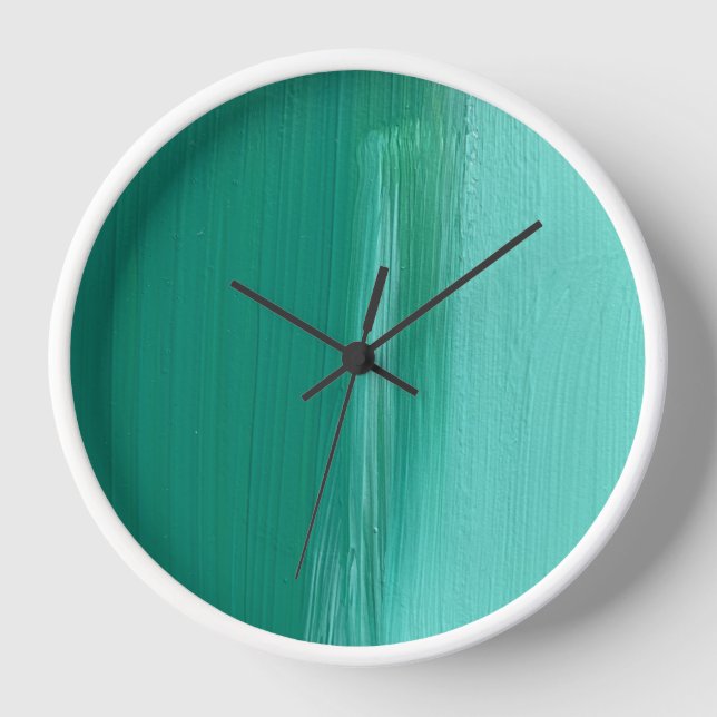 Die Wall-Uhr im Bermuda-Küstendesign Uhr (Vorderseite)