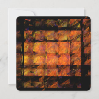 Die Wand Abstract Geometrische Feuer Kunst Modern Einladung