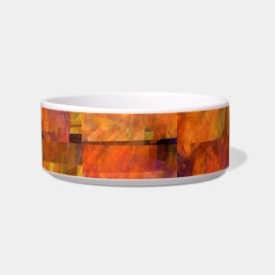 Die Wand Abstrakte Geometrische Feuer Kunst Modern Napf