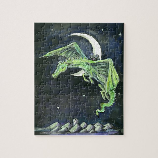 Die Wand der Wisteria - Puzzle (Vertikal)