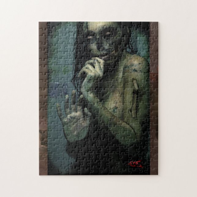 Die Wand des Schweigens – Gothic Puzzle (Vertikal)