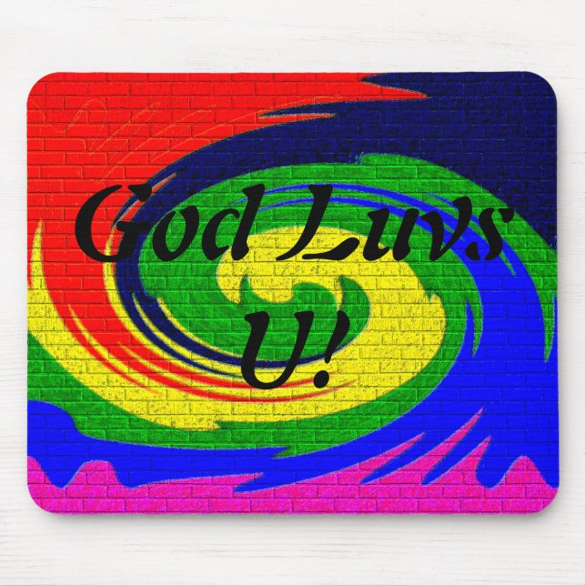 Die Wand Mousepad (Vorne)