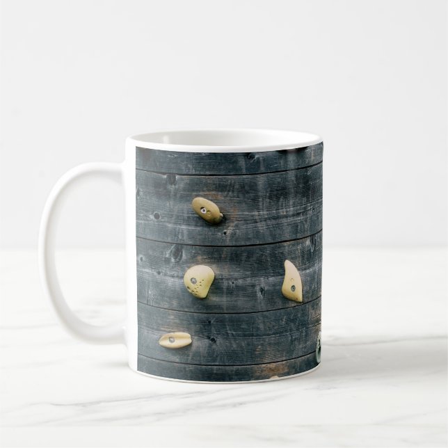 Die Wände sind aus vierbraunem Holz Kaffeetasse (Links)