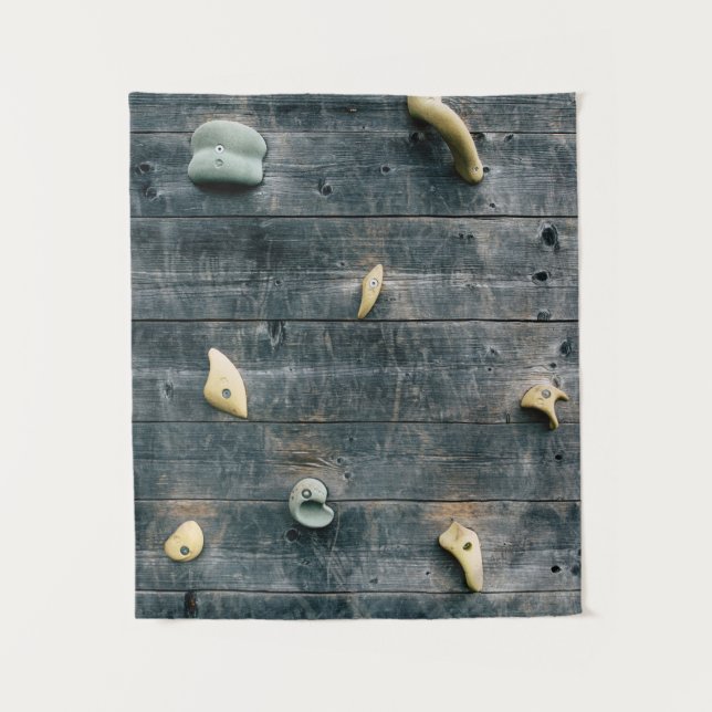 Die Wände sind aus vierbraunem Holz Wandteppich (Vorderseite)