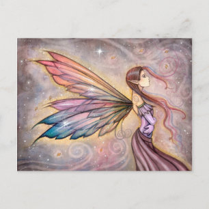 Die Wanderer Feen-Fantasie-Kunst Postkarte