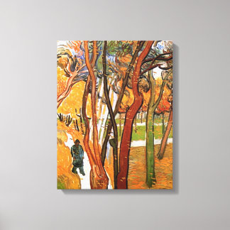 Die Wanderung durch sinkende Blätter von Vincent v Leinwanddruck