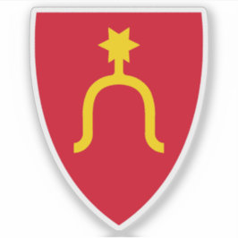 Die Wappen von Rygge Aufkleber