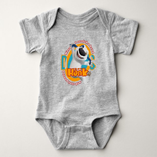 Die Wärme der Pfoten | Baby Strampler (Vorderseite)