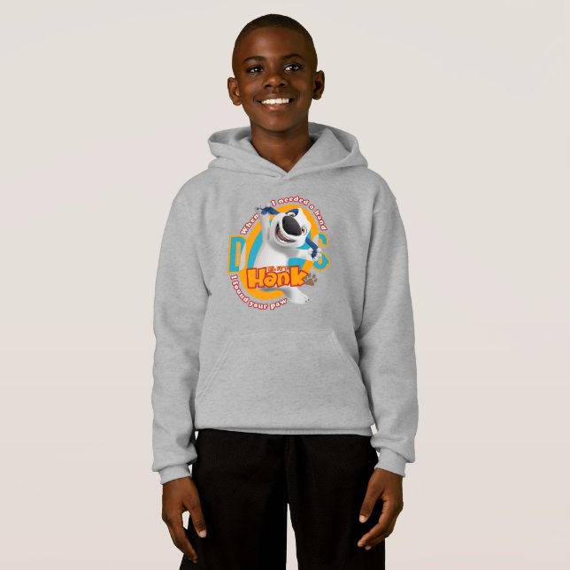 Die Wärme der Pfoten | Kinder Hoodie (Vorne ganz)