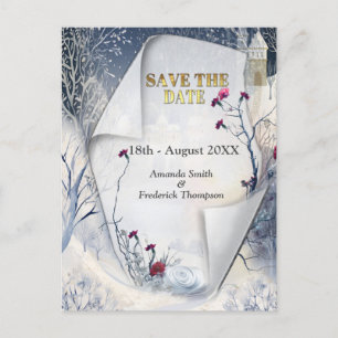 Die Wärme der Sonne im Winter Ankündigungspostkarte