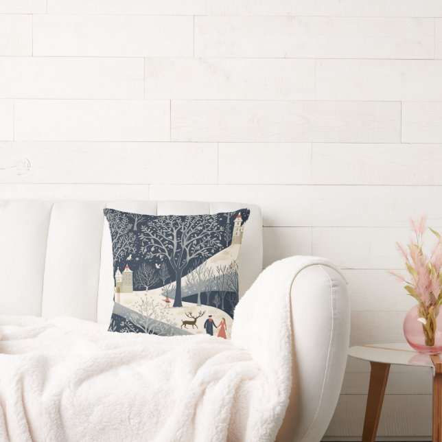 Die Wärme der Sonne im Winter Kissen (Liege)