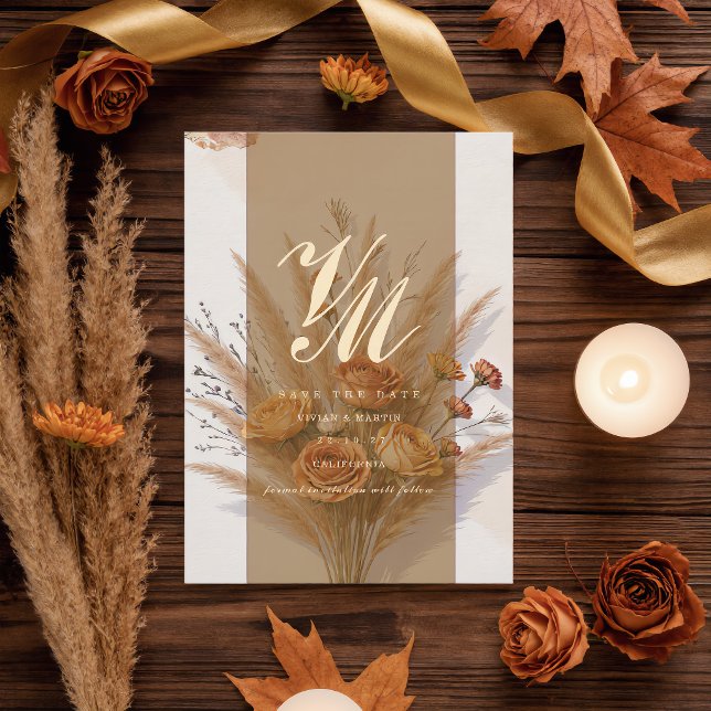 Die Wärme des Herbstes - Save The Date Einladung (Von Creator hochgeladen)