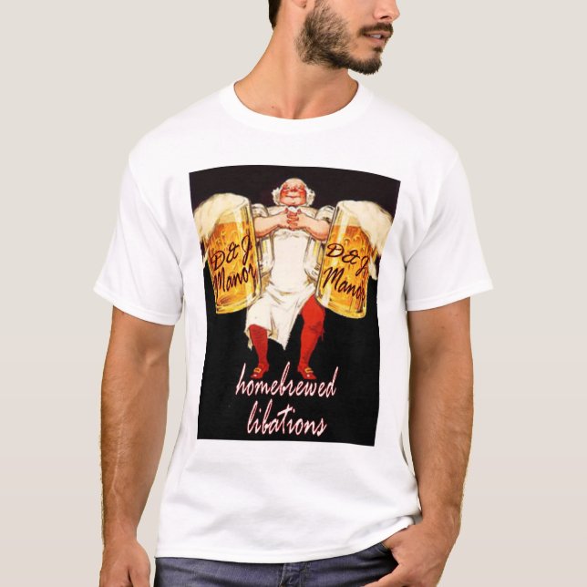 die Warnung der brewmasters T-Shirt (Vorderseite)