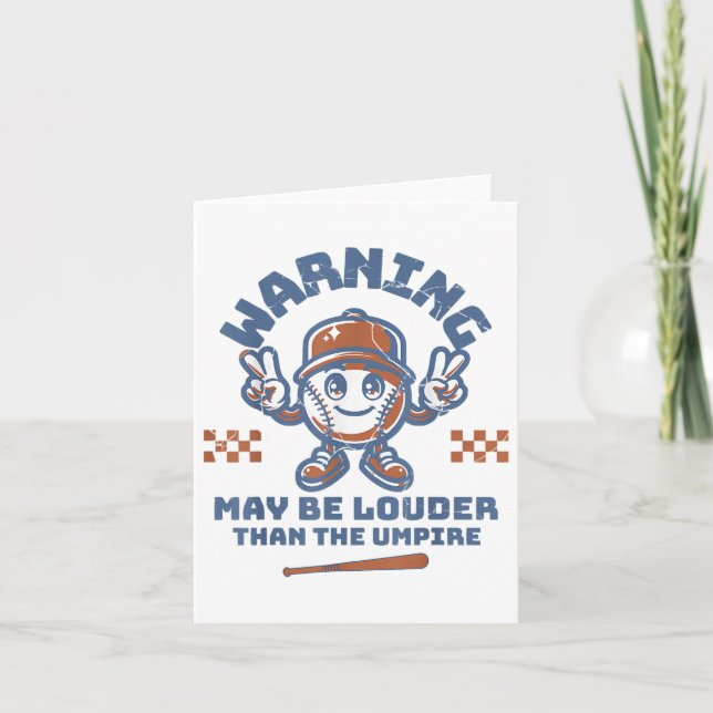Die Warnung kann lauter sein als die "Umpire Game  Karte (Vorderseite)